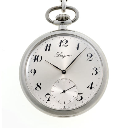 LONGINES ロンジン ポケットウォッチ スモールセコンド 手巻 Cal.L878.4 4038.5.878 SS ユニセックス 時計 2510026