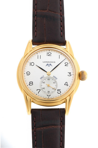 LONGINES ロンジン モニュメント 工場創立125周年 手巻　Cal.L396.2 5254 GP / SS メンズ 時計 2510027