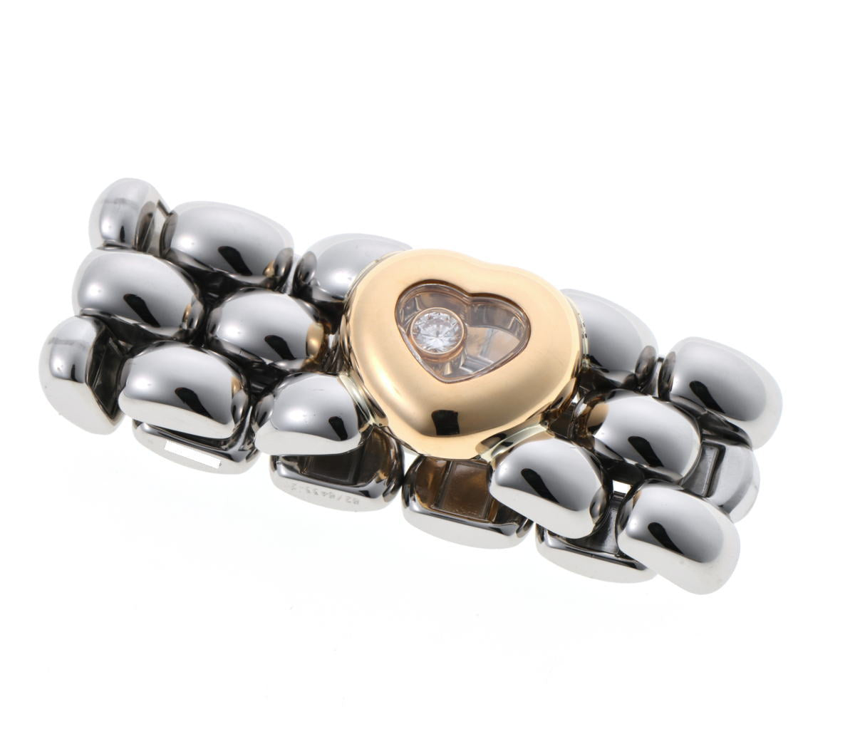 Chopard ショパール ハッピーダイヤモンド ハート #12.5 リング 82/8433-20 	イエローゴールド / ステンレス 750YG / SS 2510029