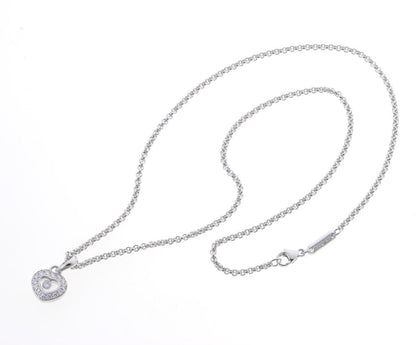 Chopard ショパール ハッピーダイヤモンド ハート ネックレス 791084 ホワイトゴールド 750WG 2510030