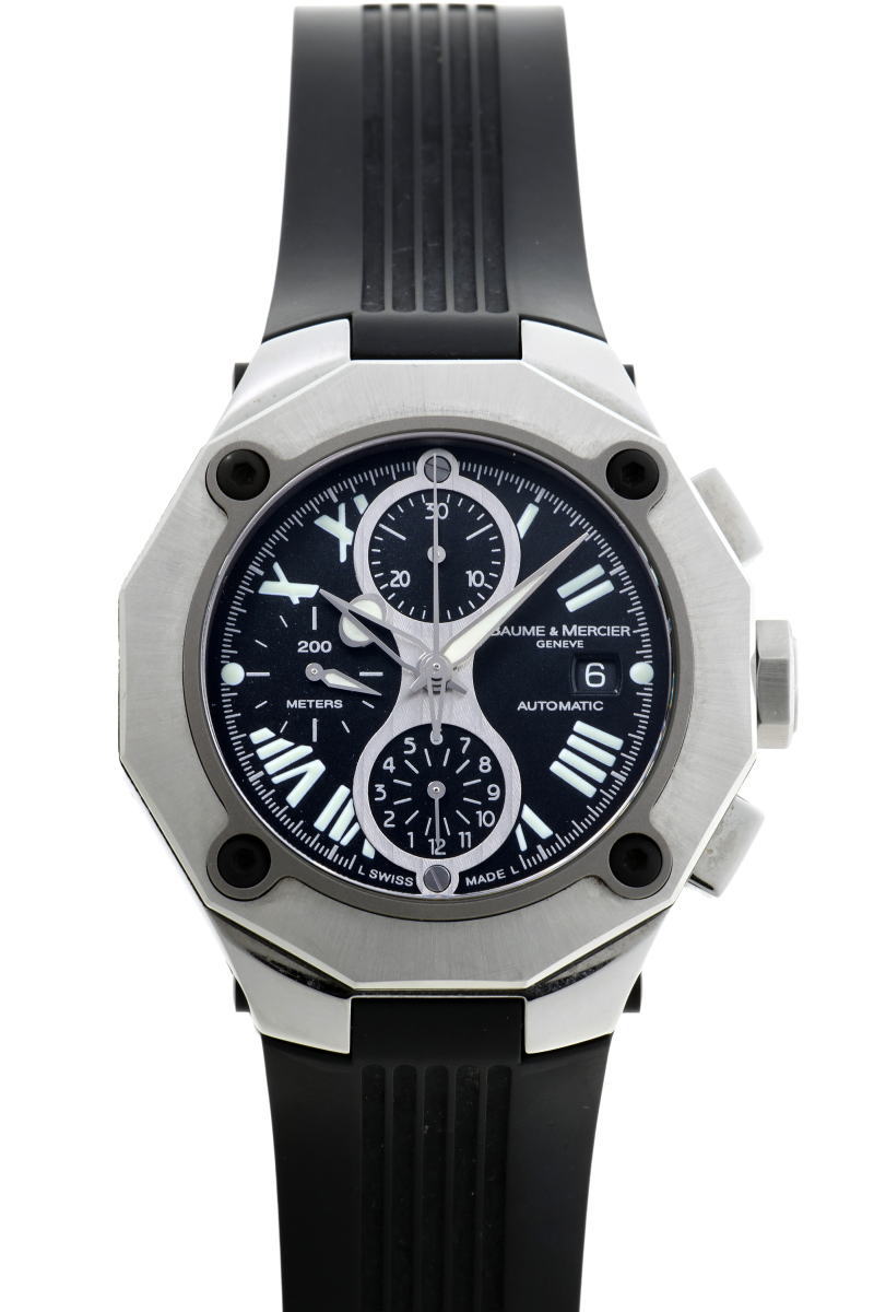 BAUME＆MERCIER ボーム＆メルシエ リビエラ クロノグラフ オートマチック M0A08755 SS メンズ 時計 2510031