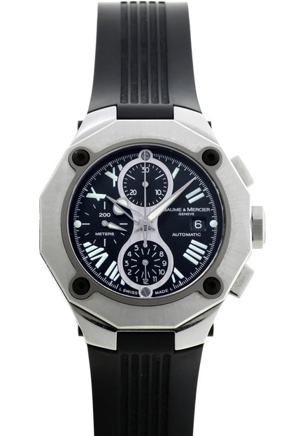 BAUME＆MERCIER ボーム＆メルシエ リビエラ クロノグラフ オートマチック M0A08755 SS メンズ 時計 2510031