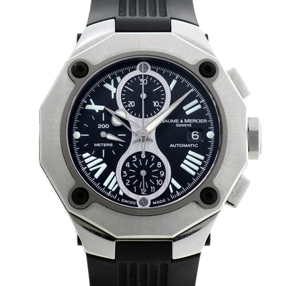 BAUME＆MERCIER ボーム＆メルシエ リビエラ クロノグラフ オートマチック M0A08755 SS メンズ 時計 2510031