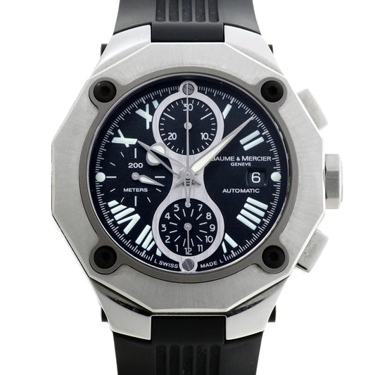 BAUME＆MERCIER ボーム＆メルシエ リビエラ クロノグラフ オートマチック M0A08755 SS メンズ 時計 2510031