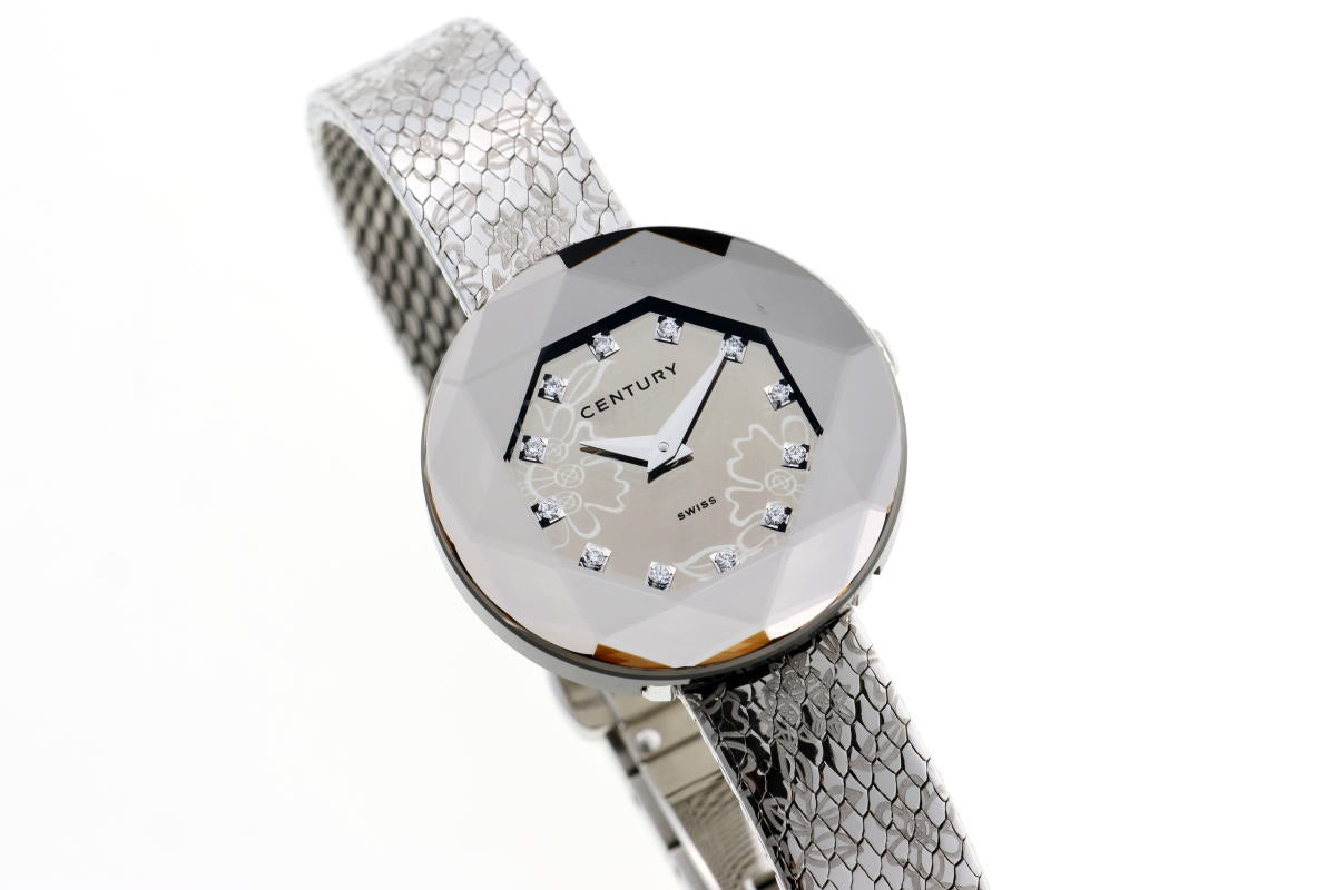 CENTURY センチュリー タイムジェム クチュール 12Pダイヤ クォーツ 832.7.S.2D3.12.SMD SS レディース 時計 2510035