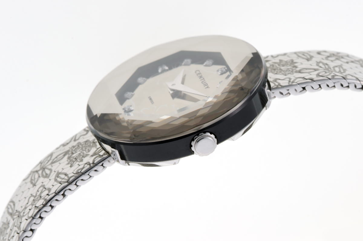 CENTURY センチュリー タイムジェム クチュール 12Pダイヤ クォーツ 832.7.S.2D3.12.SMD SS レディース 時計 2510035