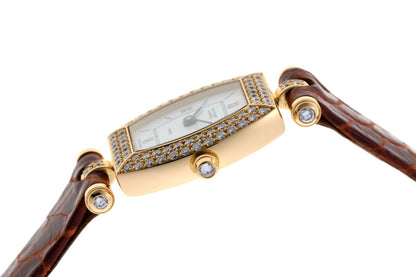 Van Cleef & Arpels ヴァンクリーフ&アーペル クラシック トノー ダイヤ クォーツ 122968B2 750YG レディース 時計 2510040