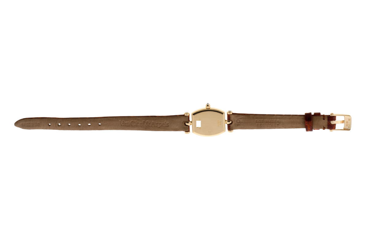 Van Cleef & Arpels ヴァンクリーフ&アーペル クラシック トノー ダイヤ クォーツ 122968B2 750YG レディース 時計 2510040