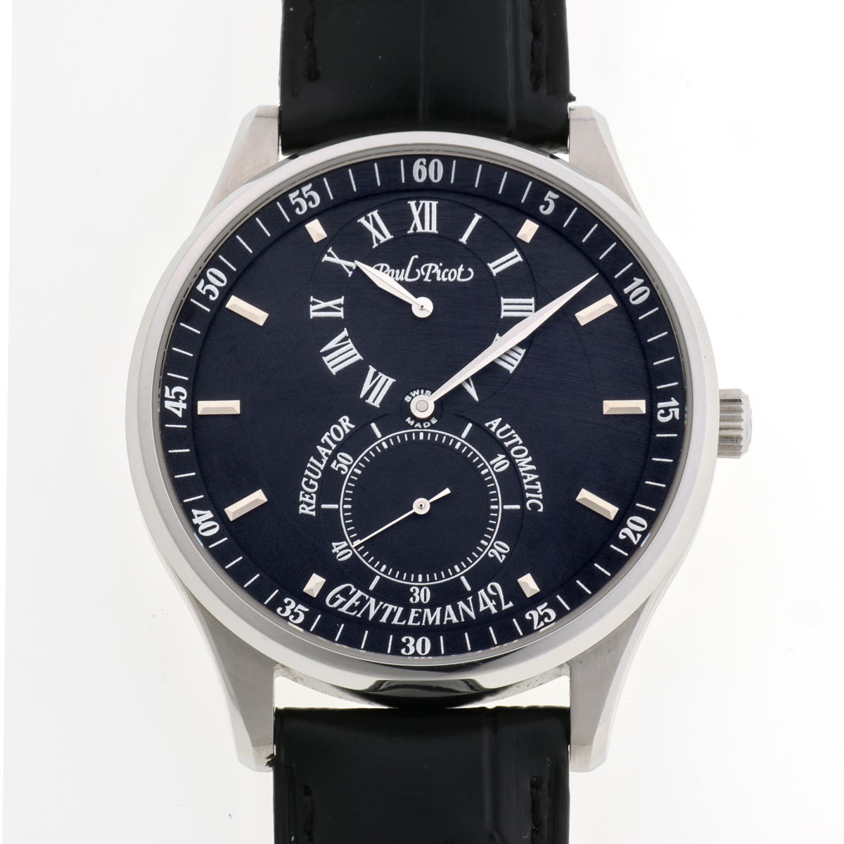 PaulPicot ポールピコ ジェントルマン レギュレーター オートマチック 4114 SS メンズ 時計 2510043
