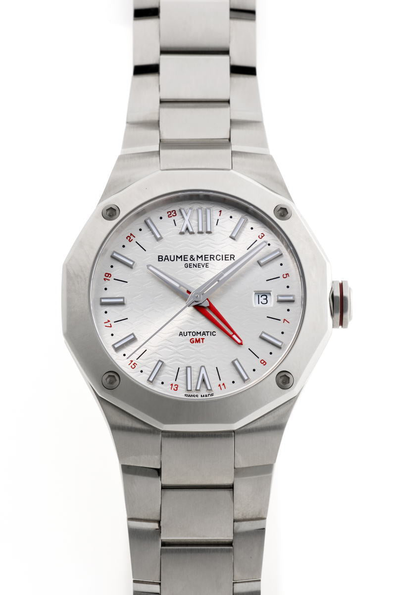 BAUME＆MERCIER ボーム＆メルシエ リビエラ　GMT オートマチック M0A10658 SS メンズ 時計 2510047