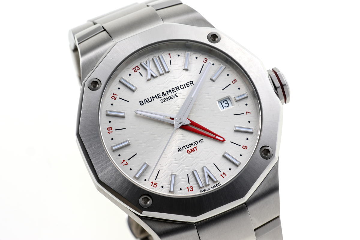 BAUME＆MERCIER ボーム＆メルシエ リビエラ　GMT オートマチック M0A10658 SS メンズ 時計 2510047