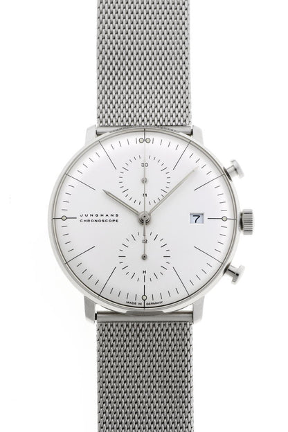 JUNGHANS ユンハンス マックスビル クロノスコープ オートマチック 027/4600.00M SS メンズ 時計 2510048
