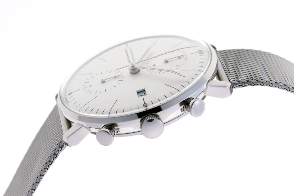 ユンハンス・マックスビル・クロノスコープ プラ風防