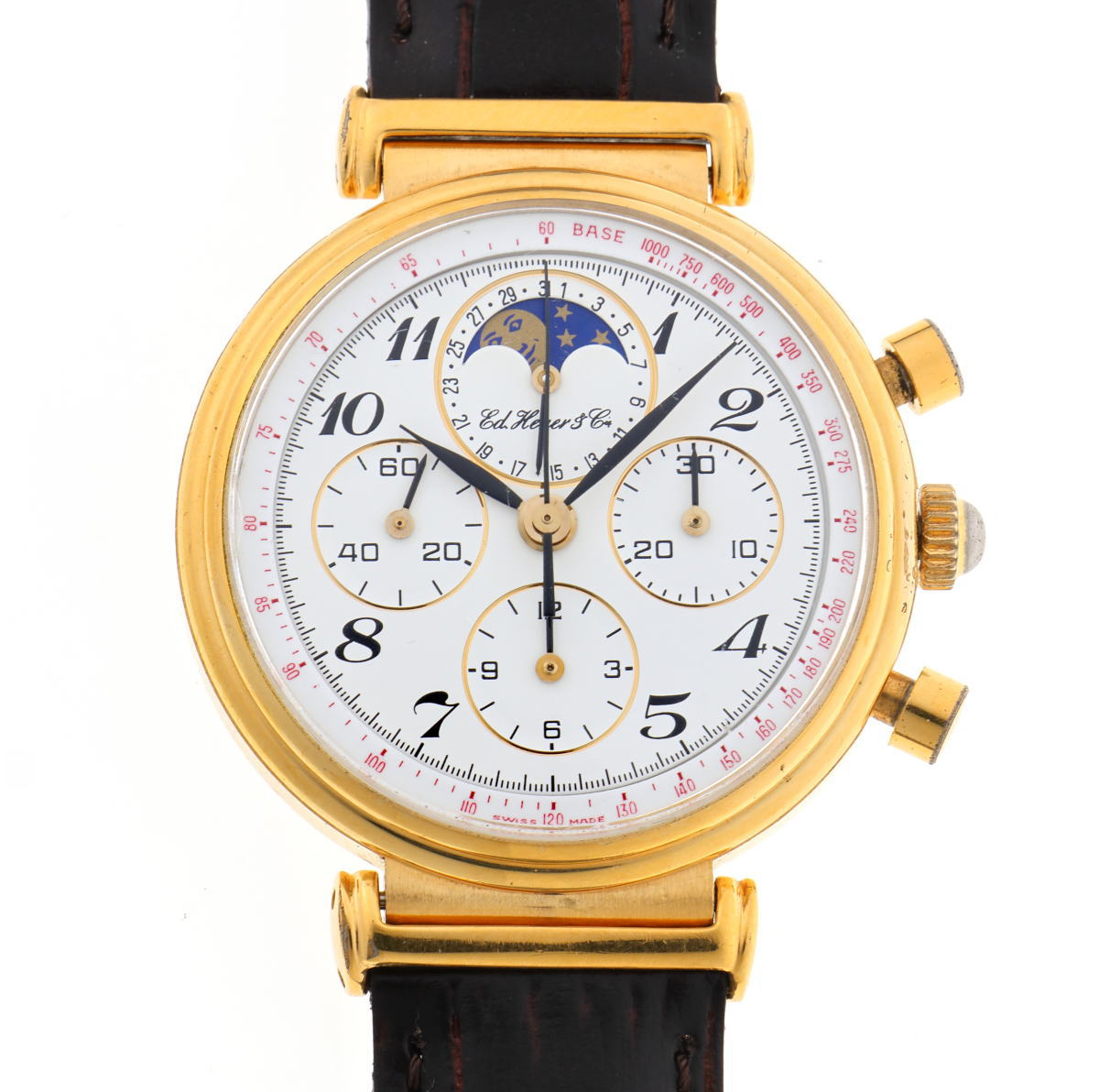 TAG HEUER  タグホイヤー エドワードホイヤー クロノグラフ 125th 手巻 Cal.1883 188.215 GP / SS メンズ 時計 2510051