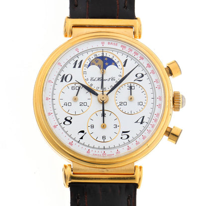 TAG HEUER  タグホイヤー エドワードホイヤー クロノグラフ 125th 手巻 Cal.1883 188.215 GP / SS メンズ 時計 2510051