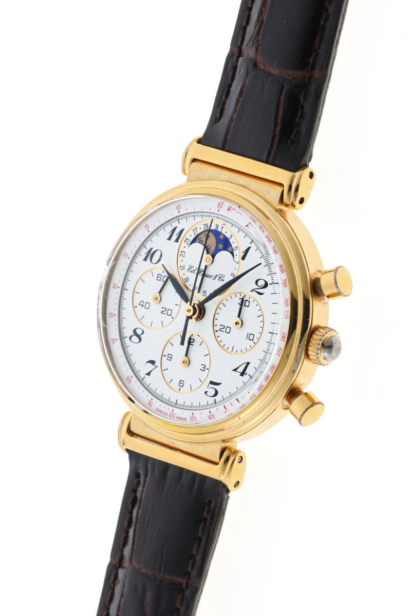 TAG HEUER  タグホイヤー エドワードホイヤー クロノグラフ 125th 手巻 Cal.1883 188.215 GP / SS メンズ 時計 2510051