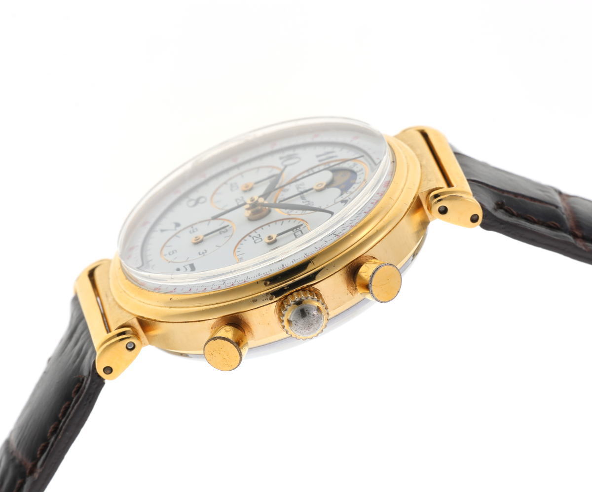 TAG HEUER  タグホイヤー エドワードホイヤー クロノグラフ 125th 手巻 Cal.1883 188.215 GP / SS メンズ 時計 2510051