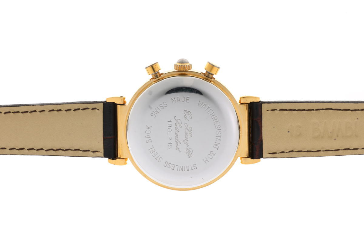 TAG HEUER  タグホイヤー エドワードホイヤー クロノグラフ 125th 手巻 Cal.1883 188.215 GP / SS メンズ 時計 2510051