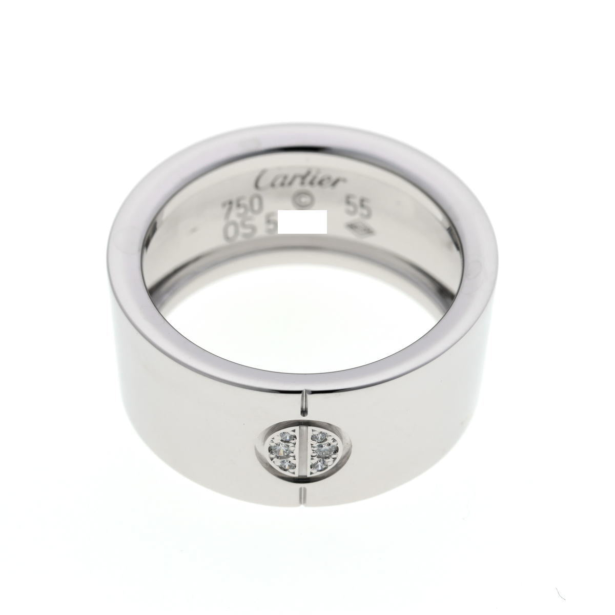 Cartier カルティエ ラブ コーン ダイヤ #55 リング - ホワイトゴールド 750WG 2510054