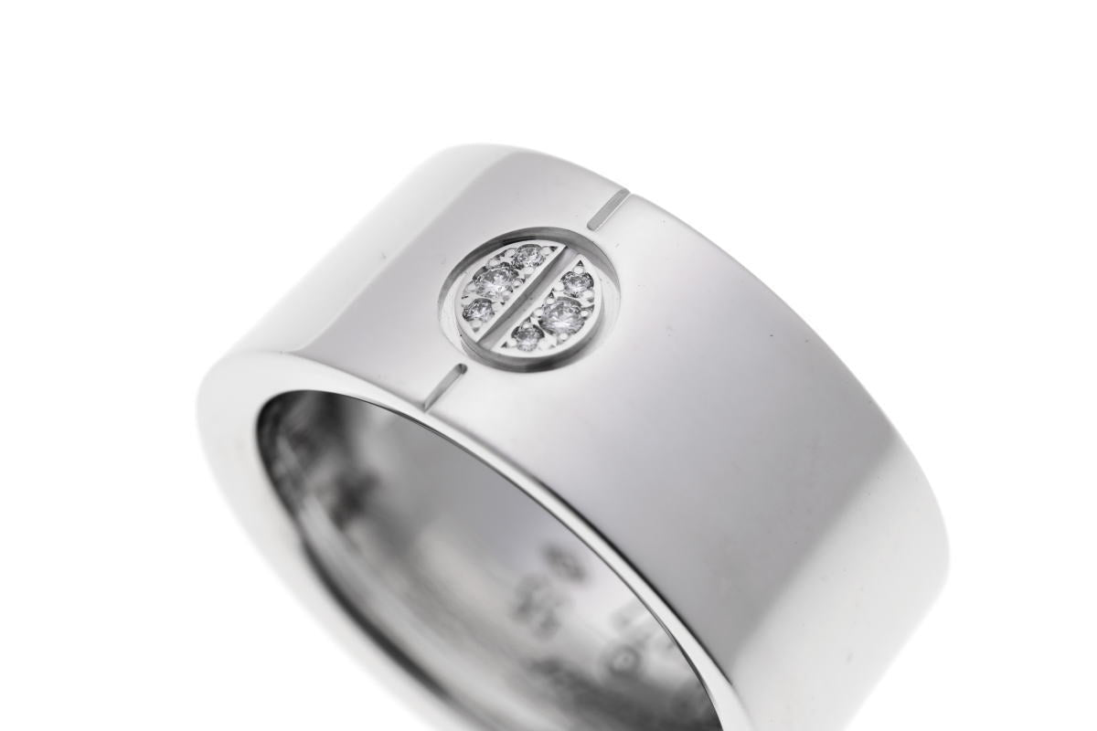 Cartier カルティエ ラブ コーン ダイヤ #55 リング - ホワイトゴールド 750WG 2510054