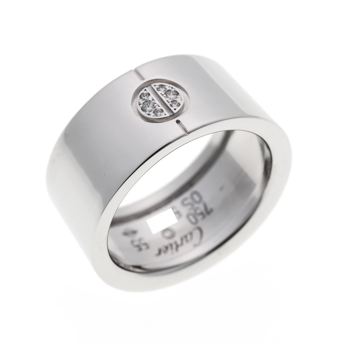 Cartier カルティエ ラブ コーン ダイヤ #55 リング - ホワイト