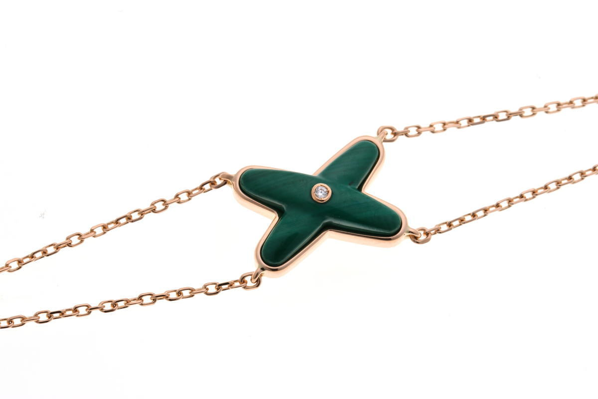CHAUMET  ショーメ リアン マラカイト ダイヤ ブレスレット - ピンクゴールド 750PG 2510057