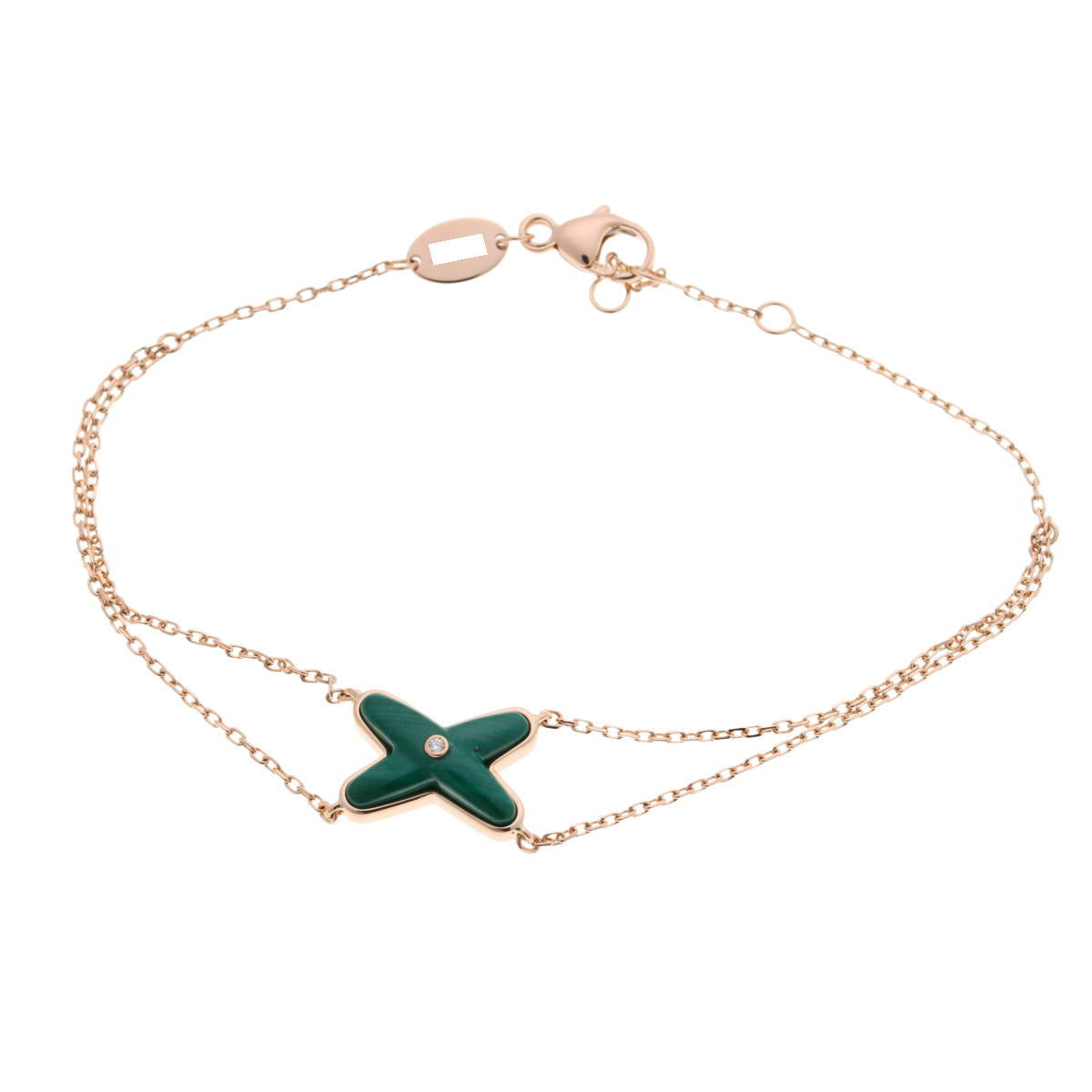 CHAUMET  ショーメ リアン マラカイト ダイヤ ブレスレット - ピンクゴールド 750PG 2510057