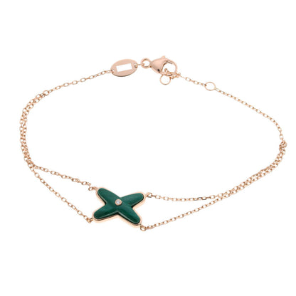 CHAUMET  ショーメ リアン マラカイト ダイヤ ブレスレット - ピンクゴールド 750PG 2510057