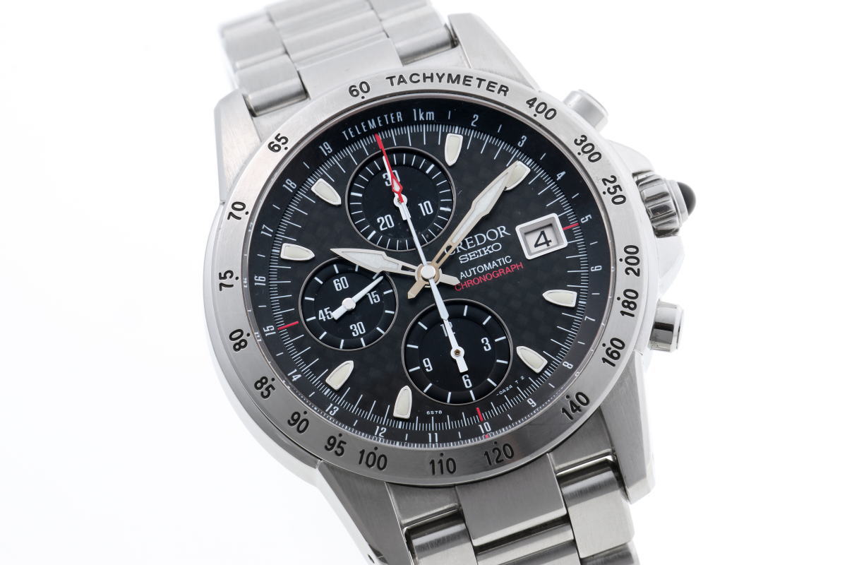 SEIKO セイコー クレドール フェニックス クロノグラフ オートマチック GZBP999 / 6S78-0A10 SS メンズ 時計 2510059