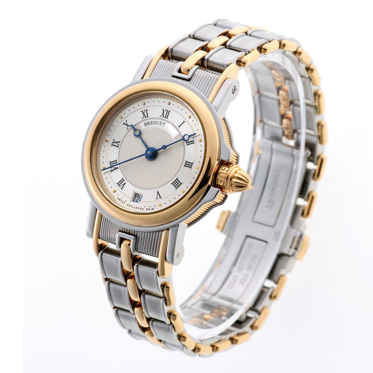BREGUET ブレゲ マリーン ウォッチ オートマチック Cal.552 8400 SA SS / YG レディース 時計 2510060