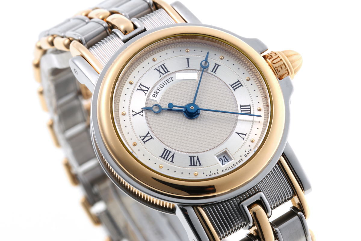 BREGUET ブレゲ マリーン ウォッチ オートマチック Cal.552 8400 SA SS / YG レディース 時計 2510060