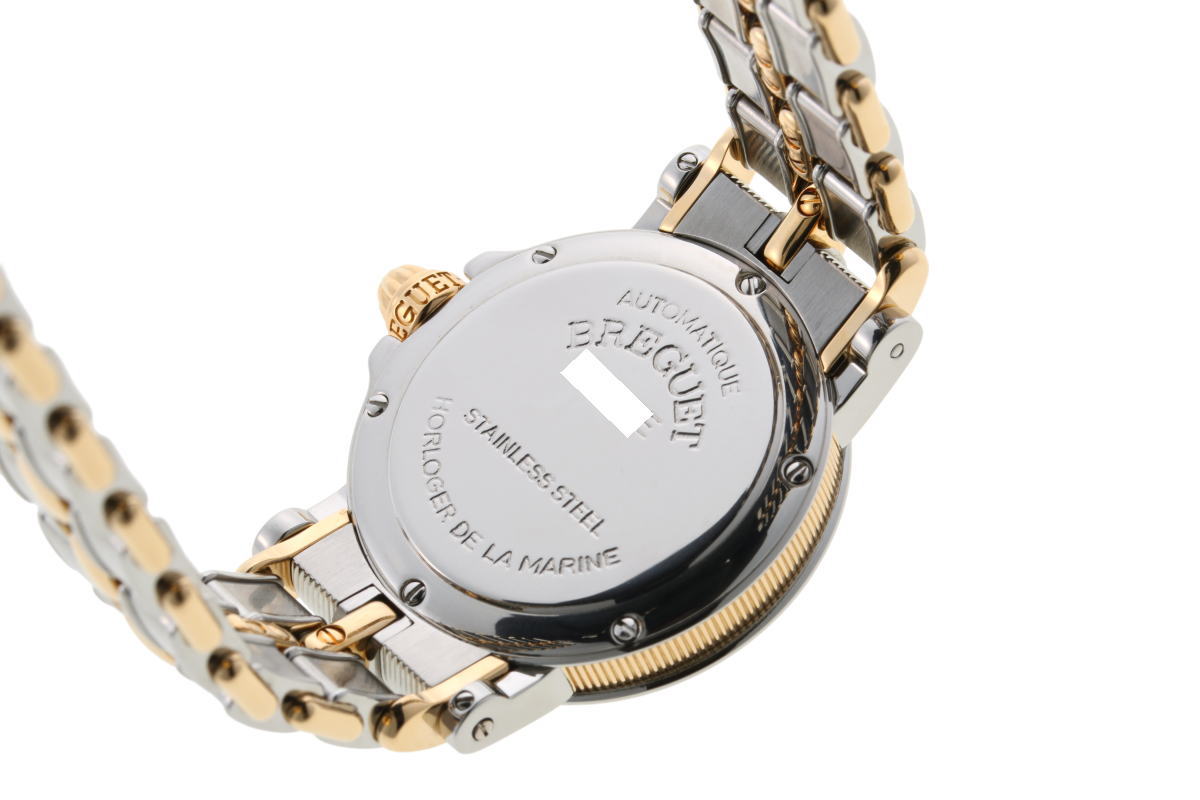 BREGUET ブレゲ マリーン ウォッチ オートマチック Cal.552 8400 SA SS / YG レディース 時計 2510060