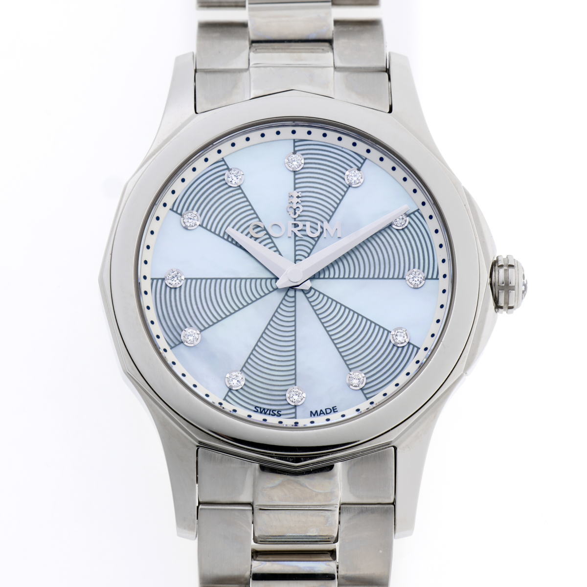 CORUM コルム アドミラルズカップ レジェンド クォーツ 020.100.20/V200 PN09 SS レディース 時計 2510065
