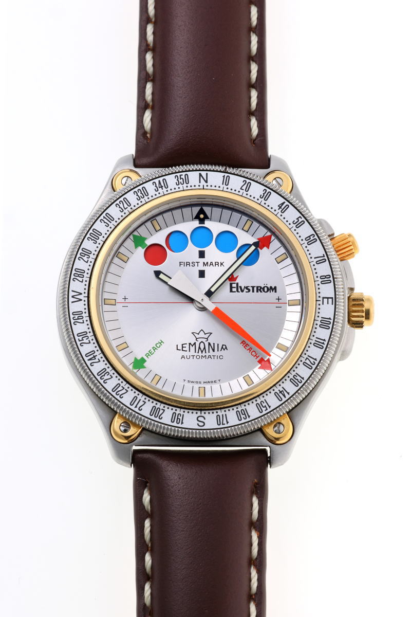 LEMANIA レマニア レガッタ エルブストローム オートマチック Cal.1345 Ref.8734 SS / YG メンズ 時計 2510066