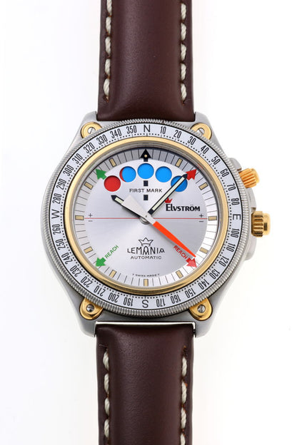 LEMANIA レマニア レガッタ エルブストローム オートマチック Cal.1345 Ref.8734 SS / YG メンズ 時計 2510066