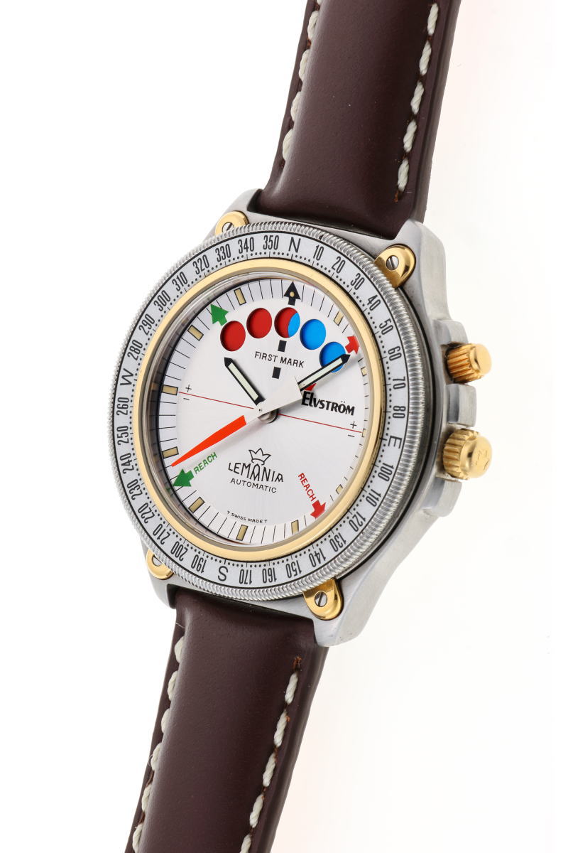 LEMANIA レマニア レガッタ エルブストローム オートマチック Cal.1345 Ref.8734 SS / YG メンズ 時計 2510066