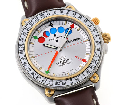 LEMANIA レマニア レガッタ エルブストローム オートマチック Cal.1345 Ref.8734 SS / YG メンズ 時計 2510066