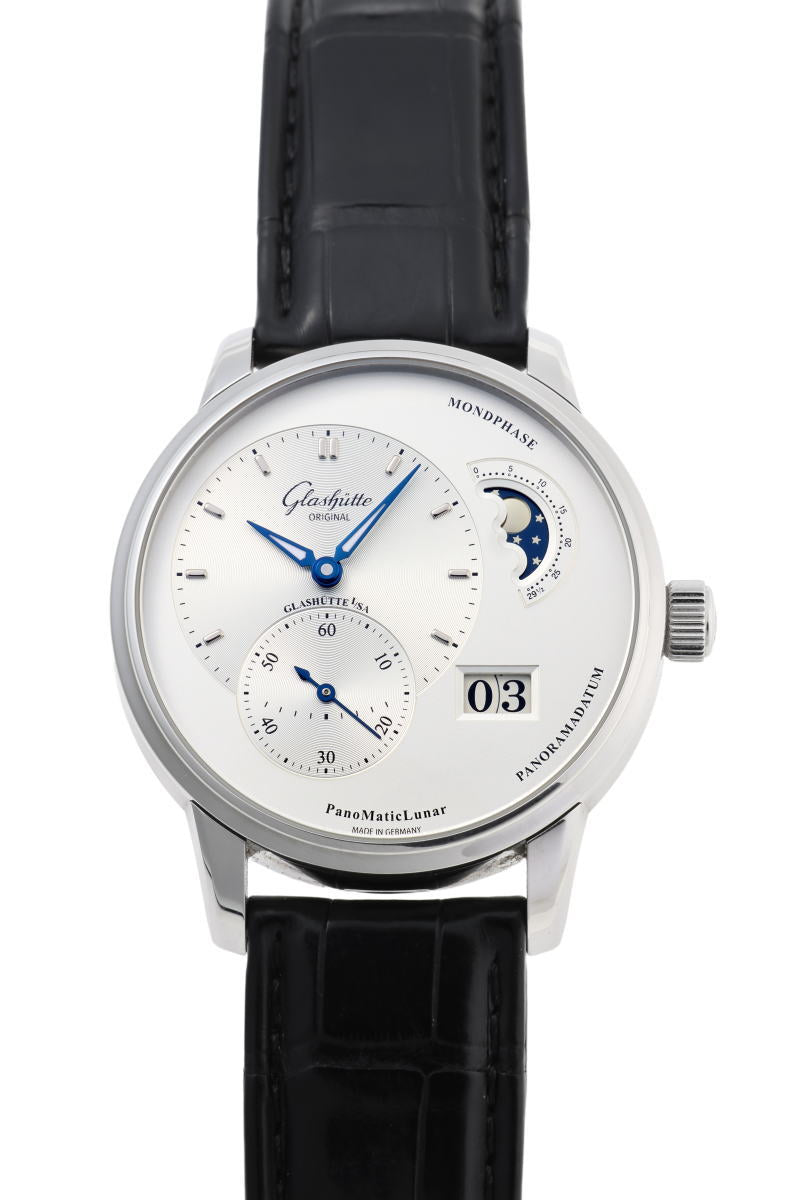 GLASHUTTE ORIGINAL グラスヒュッテオリジナル パノマティック ルナ オートマチック　Cal.90 1-90-02-42-32-61 SS メンズ 時計 2510069