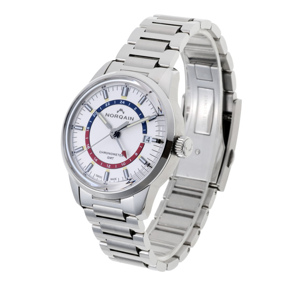 NORQAIN ノルケイン フリーダム 60 GMT クロノメーター オートマチック Cal.NN20/2 NN2100SG/O211 SS メンズ 時計 2510075