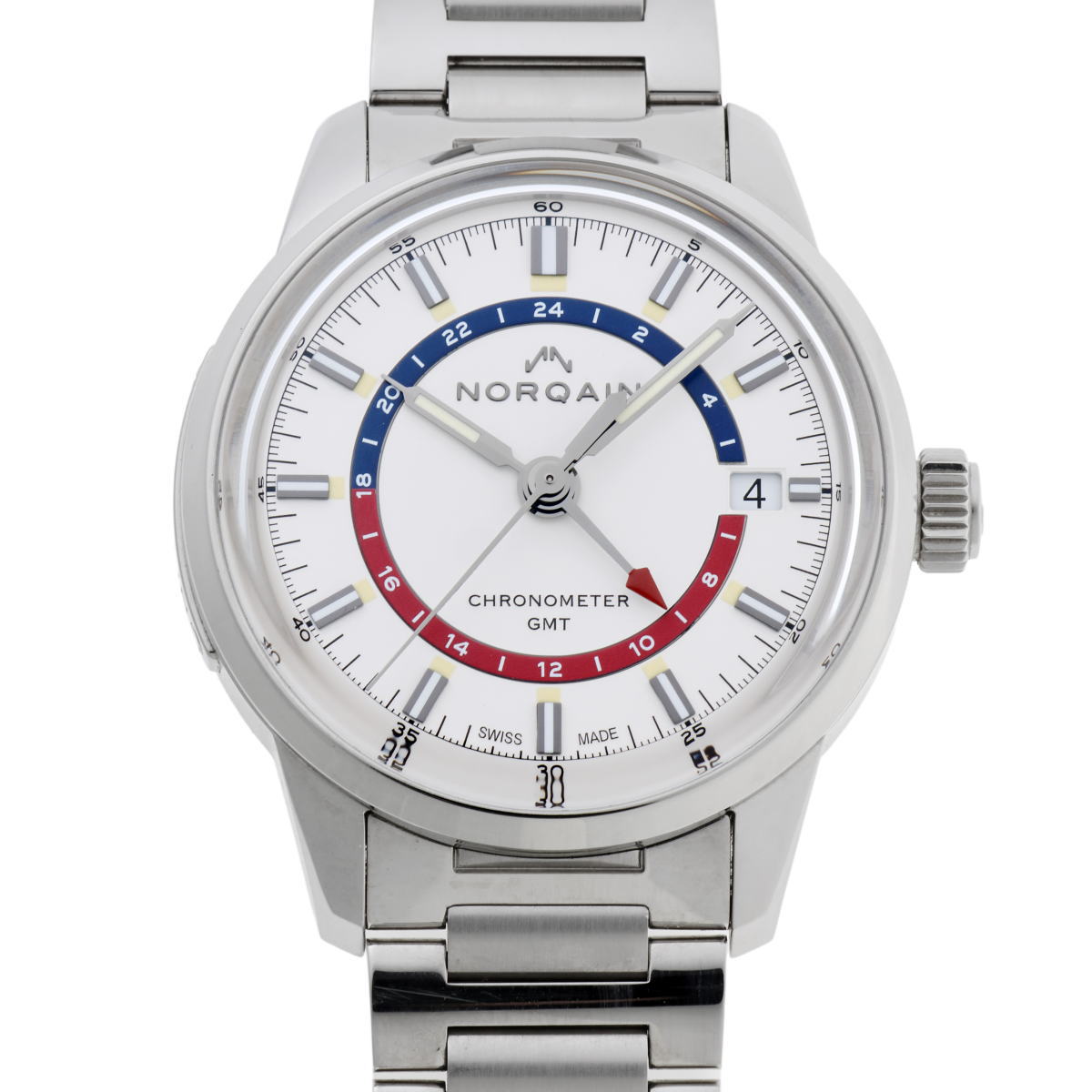 NORQAIN ノルケイン フリーダム 60 GMT クロノメーター オートマチック Cal.NN20/2 NN2100SG/O211 SS メンズ 時計 2510075