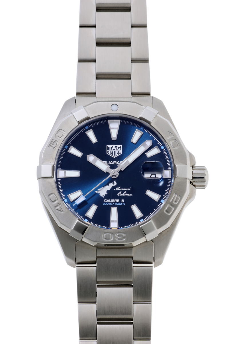TAG HEUER タグホイヤー アクアレーサー キャリバー5 奄美大島 オートマチック WBD2117 SS メンズ 時計 2510076