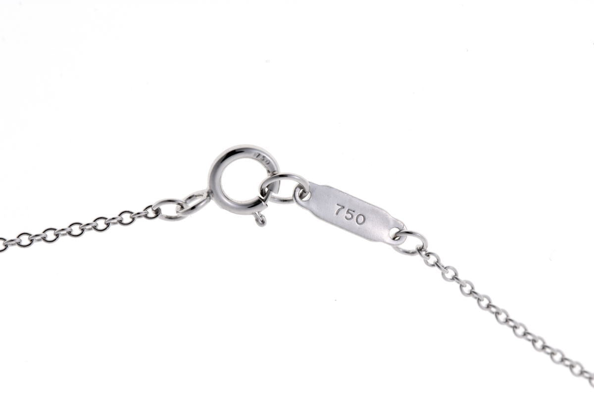 Tiffany & Co. ティファニー スウィング ドロップ カラーストーン ネックレス - ホワイトゴールド 750WG 2510080
