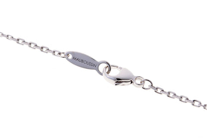 MAUBOUSSIN モーブッサン ヴァランタン・フォー・ユー　ペンダント ネックレス NE0134WGDI ホワイトゴールド 750WG 2510083