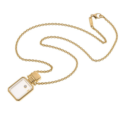 Chopard ショパール ボトルモチーフ ダイヤ ネックレス イエローゴールド 750YG 2510085