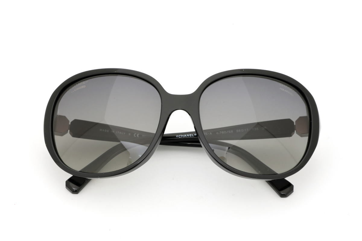 CHANEL シャネル ココマーク サングラス POLARIZED 偏光   ブラック プラスチック 5282-A 2510091