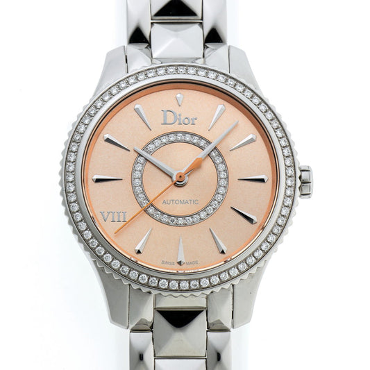 Dior ディオール ユイット モンテーニュ ダイヤ オートマチック CD152510 SS レディース 時計 2510092