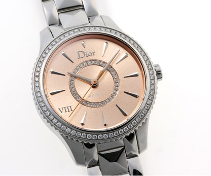 Dior ディオール ユイット モンテーニュ ダイヤ オートマチック CD152510 SS レディース 時計 2510092