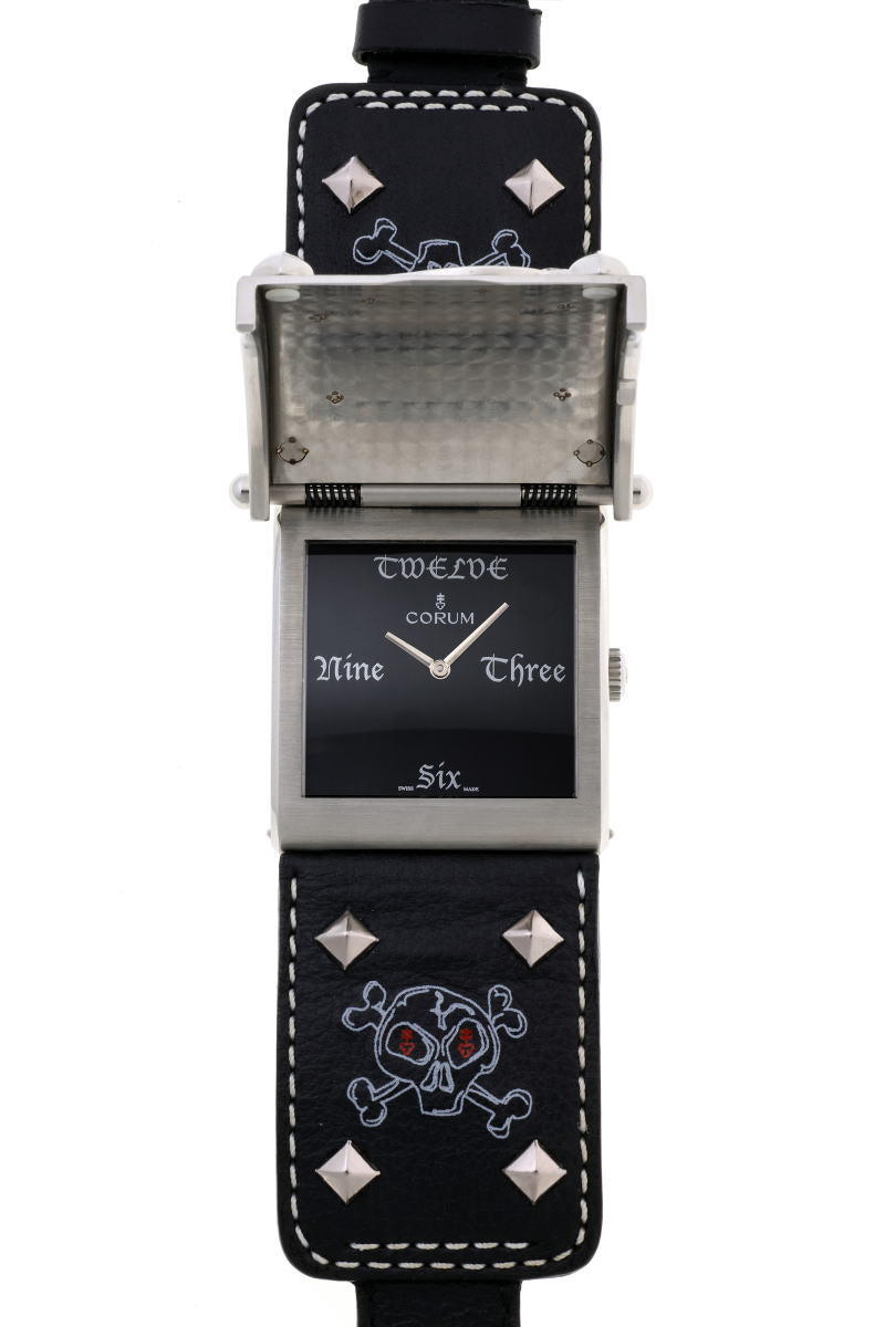 CORUM コルム バッキンガム ワンダーカマー ジョリーロジャー クォーツ 138.177.20 SS メンズ 時計 2510100