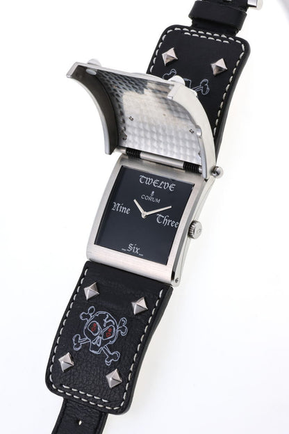 CORUM コルム バッキンガム ワンダーカマー ジョリーロジャー クォーツ 138.177.20 SS メンズ 時計 2510100