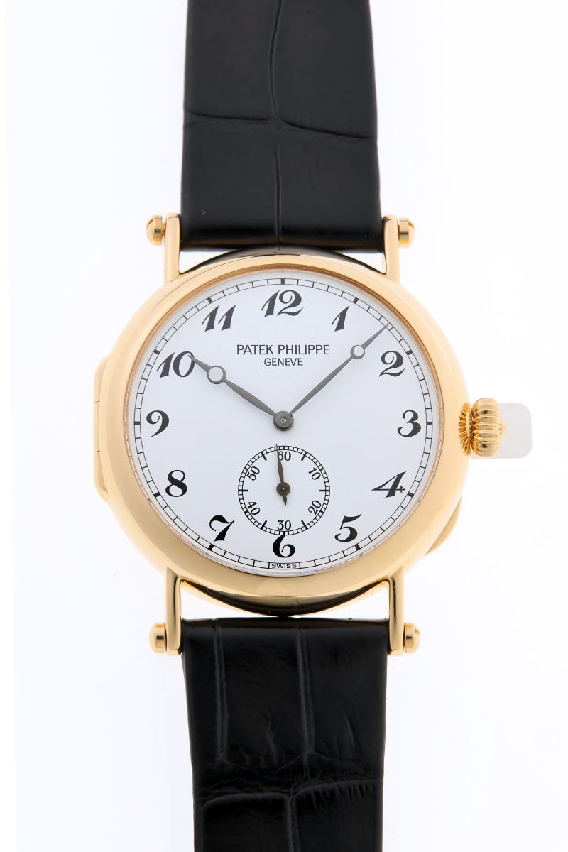 PATEK PHILIPPE パテックフィリップ カラトラバ オフィサー 150周年 手巻 Cal.215 3960J 750YG メンズ 時計 2510105